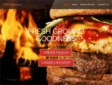 Tablet Screenshot of obqburgers.com